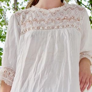 Victorian Steampunk Chemise with Lace Front